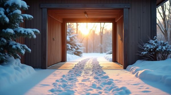 Profitez d'une isolation parfaite pour votre porte de garage sectionnelle